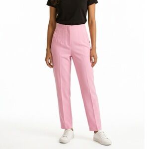 Zara Pink Tailored High-Waist Trousers